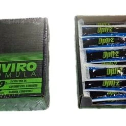 Opti-2 2 Cycle 2 Cases Of 28 Smokeless Oil 3.2 Oz Mix 5 Opti-2 2 Cycle 2 Cases Of 28 Smokeless Oil 3.2 Oz Mix -Mi-T-M store 2opti2.5 1