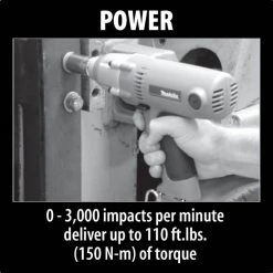 Makita 6953 - 1/2" Impact Wrench W/ Detent Pin Anvil -Mi-T-M store 3 36 1