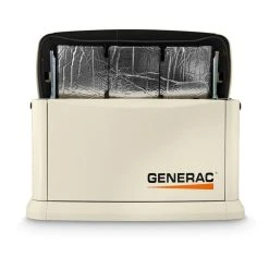 Generac 7043 22/19.5 KW Air-Cooled Standby Generator Alum W/ WiFi