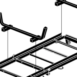 Argo Stretcher Basket Mount Adaptor 8x8 Avenger 850-101