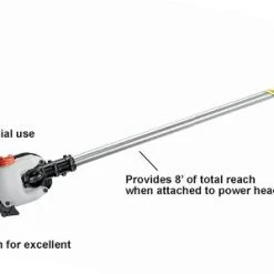 Echo 99944200532 PAS Power Pruner Attachment - 8 Ft Reach -Mi-T-M store 99944200532 pp callouts