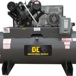 BE AC10120B 120 Gallon Air Compressor 230V 1 Phase 10 HP