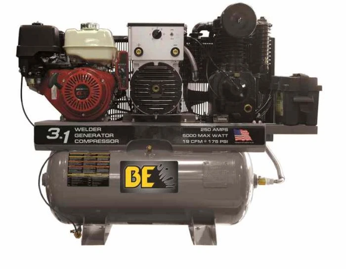 BE AC1330HB3000W 30 Gallon Compressor / Welder / Generator 1 BE AC1330HB3000W 30 Gallon Compressor / Welder / Generator