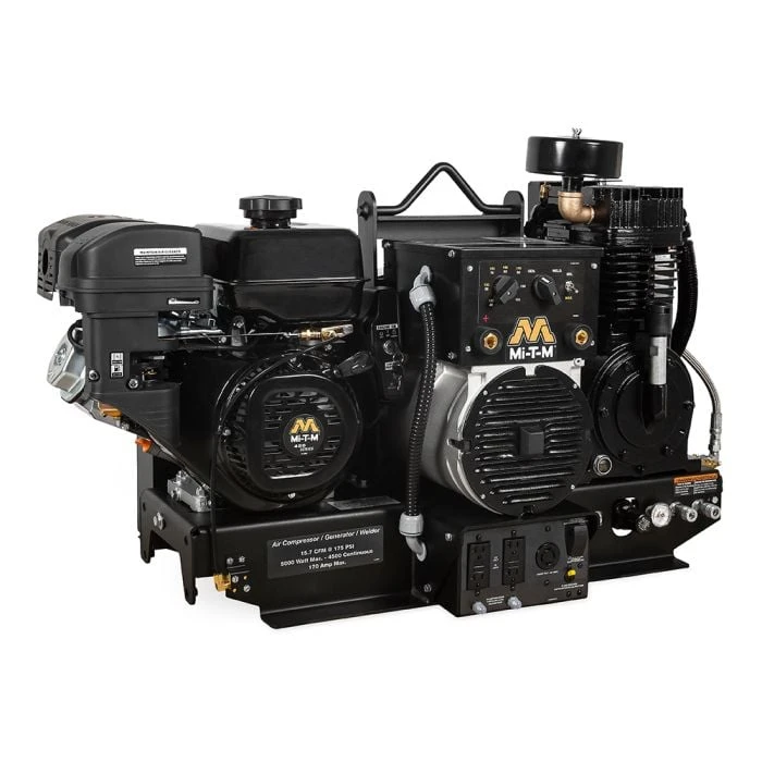 MI-T-M AGW-SM14-B Base-Mount Compressor Generator Welder 1 MI-T-M AGW-SM14-B Base-Mount Compressor Generator Welder