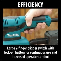 Makita BO3710 - 1/3 Sheet Finishing Sander - 11,000 OPM -Mi-T-M store e1512143 3c8d 4b79 a5c1 ce57bdf397e2 bo3710 f 1500px