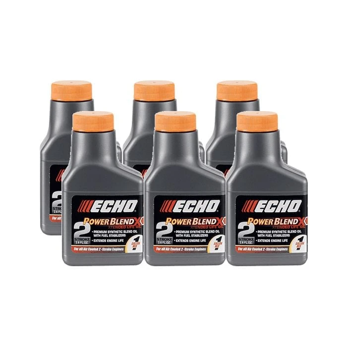 Echo 1 Gallon Mix Of Power Blend XTended Life 2-Cycle Oil 2.6 Oz., 6-pack 1 Echo 1 Gallon Mix Of Power Blend XTended Life 2-Cycle Oil 2.6 Oz., 6-pack