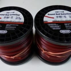 Oregon 23-730 Round Red Trimmer Line Gatorline .130 Inch 1 Lb 2 Spools